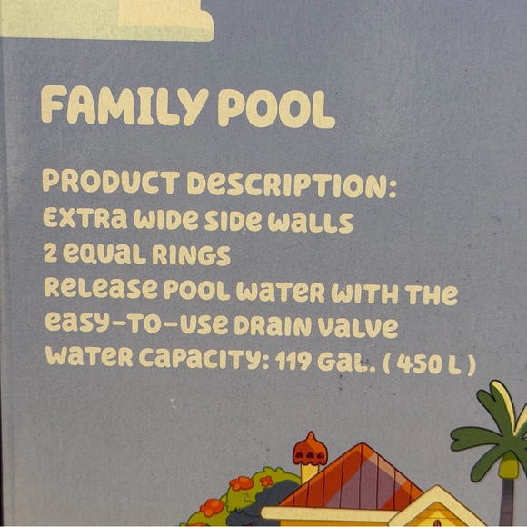 Bluey Inflatable Family Play Pool - Picture 4 of 10